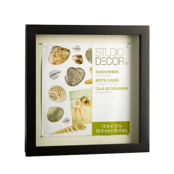Black Studio Decor Front Loading Shadowbox - Picture 1 of 4
